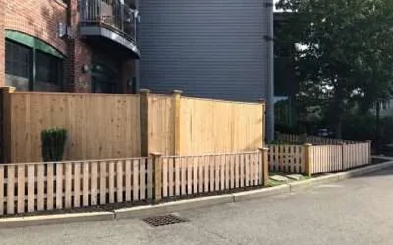 Fence from the street