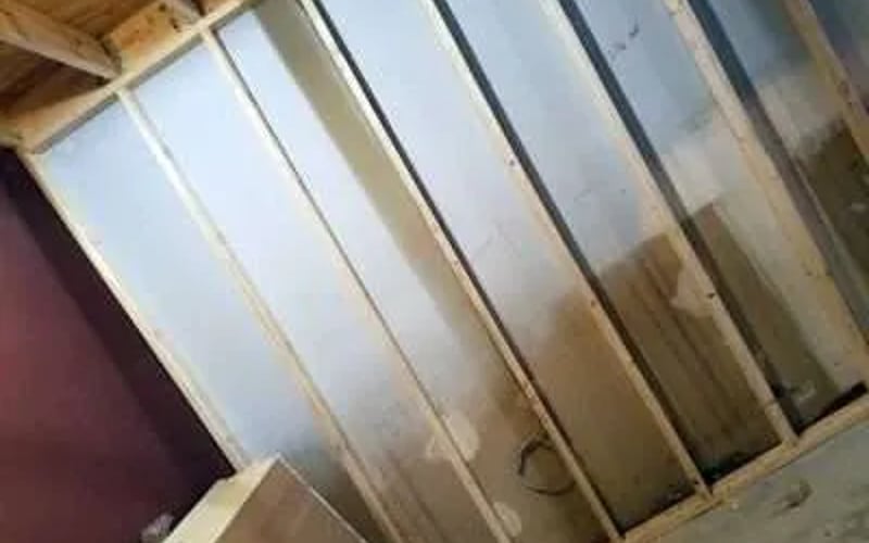 Stud Wall for Addition by Waze Development
