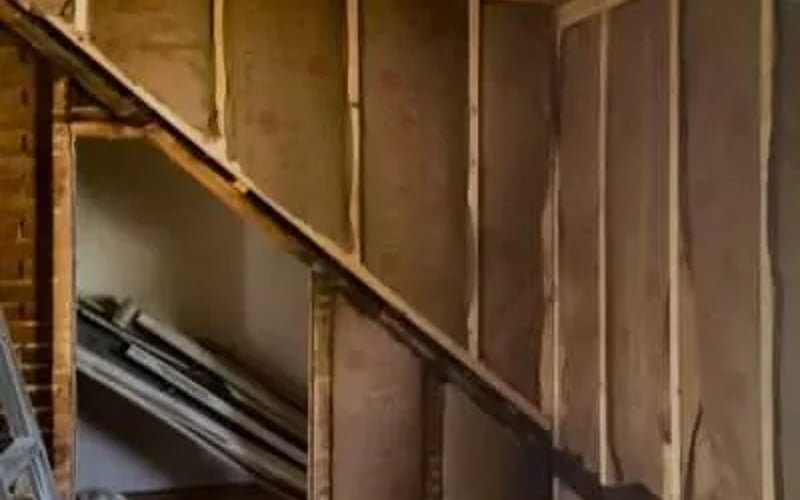 New Framing, Studded Walls and Ceiling
