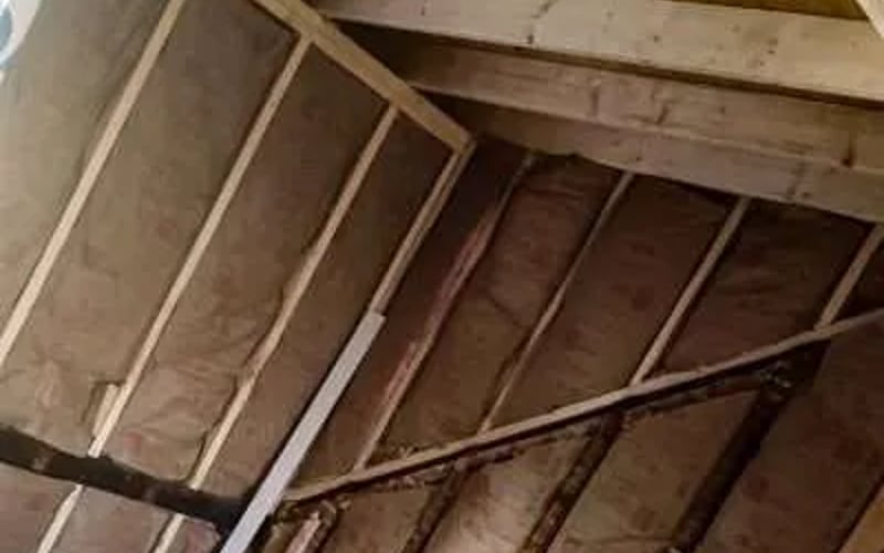 New Framing, Studded Walls and Ceiling