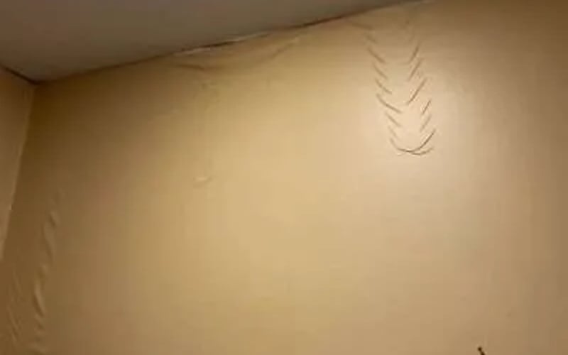Wall peeling