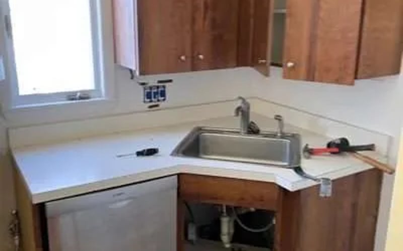 Kitchen before