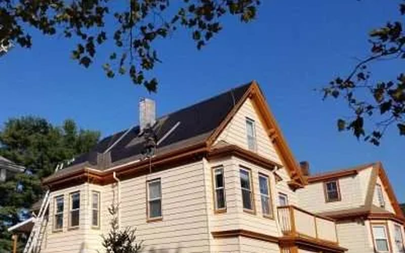 Waze Development Worker Installing a New Roof