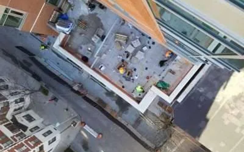 Rooftop block deck