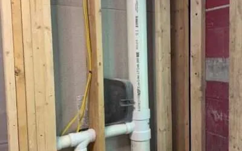 Studs and plumbing