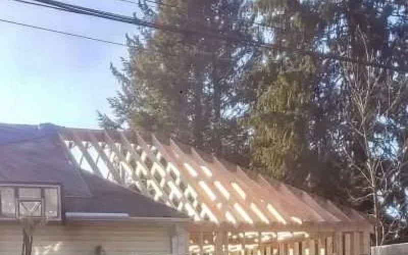 Framing a home addition