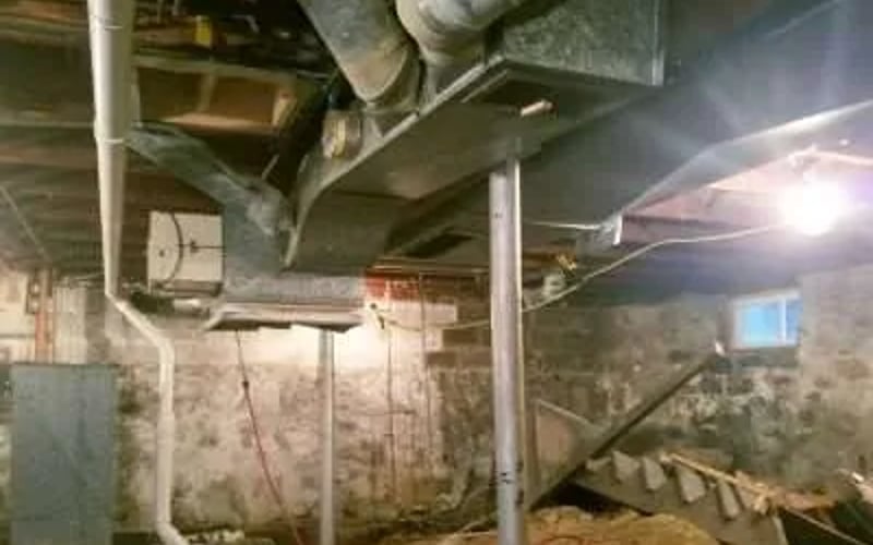 Basement before