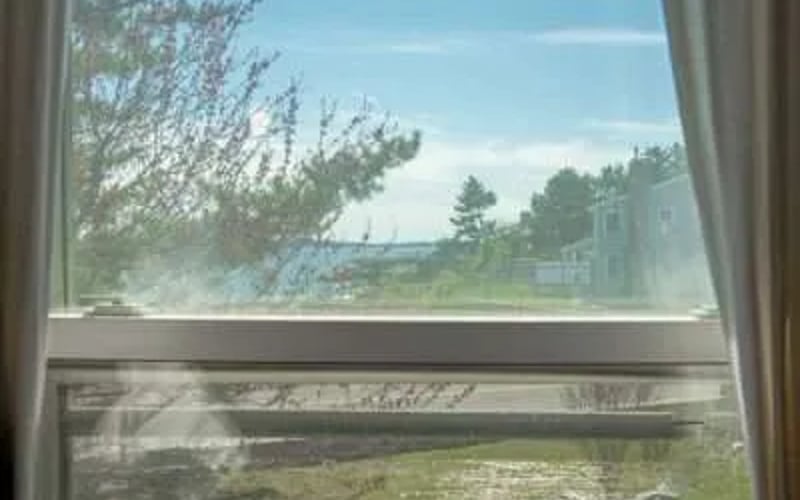 Ocean view from dining area