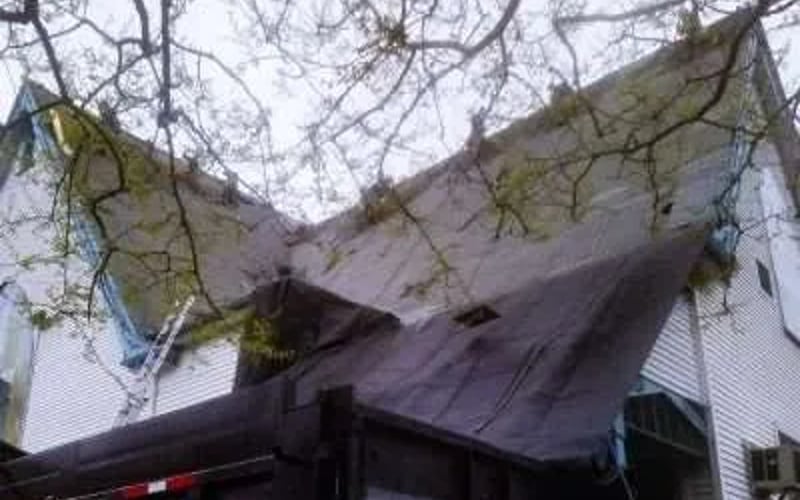 Waze Development Team at Work on a Roof